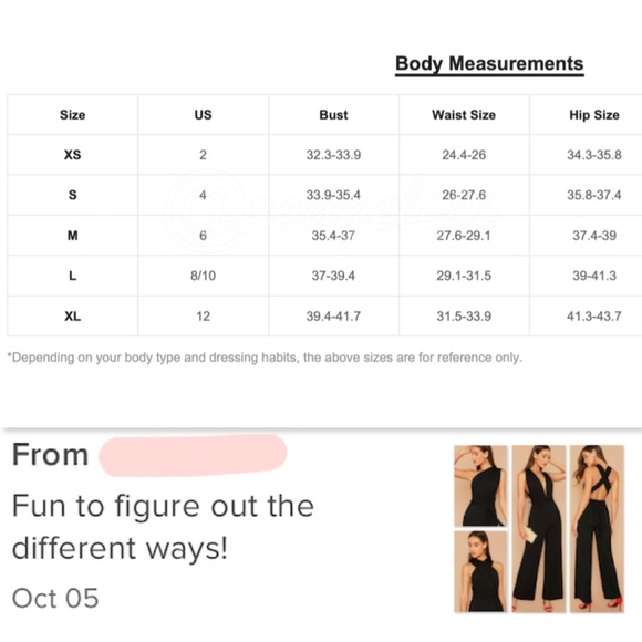 Multi Way Wrap Tie Top Black Elegant Jumpsuit Wide Long Leg Backless - Picture 13 of 16